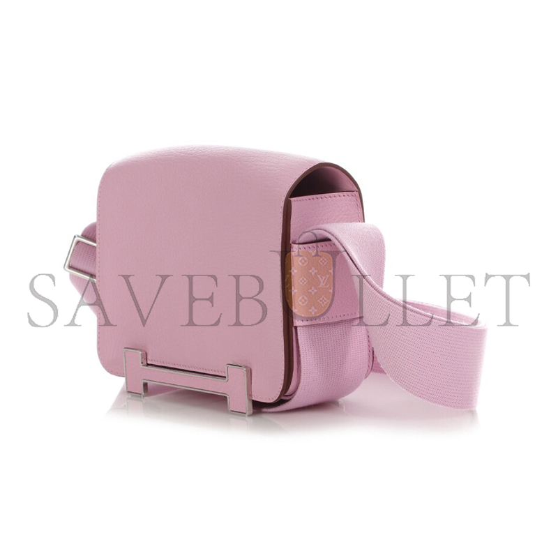 HERMES GETA CHEVRE PALLADIUM HARDWARE (20*14*7cm)